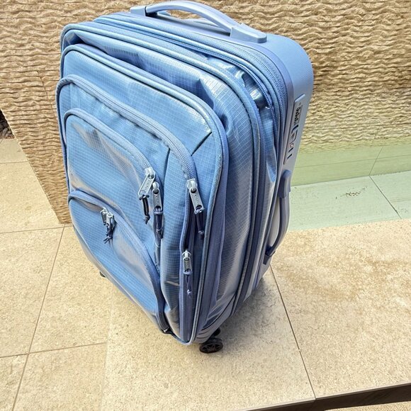 Terra 45L Glacier Blue Hybrid Carry-On Luggage - Picture 14 of 16